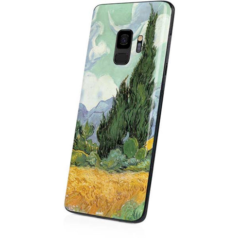 Vincent Van Gogh Wheatfield with Cypresses Galaxy S9 Skin